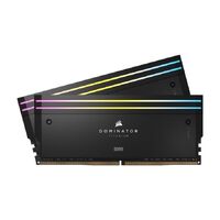 Corsair DOMINATOR TITANIUM RGB 64GB (2x32GB) DDR5 DRAM 6400MT s CL32 Intel XMP Memory Kit  Black