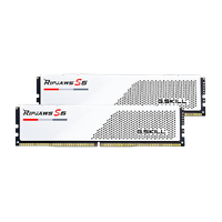 G.SKILL F5-5200J3636C16GX2-RS5W 32GB (2 x 16GB)  DDR5 5200 MT s  Timings 36-36-36-83  Voltage 1.2V  Ripjaws S5