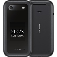 Nokia 2660 Flip 128MB - Black (1GF012HPA1A01)AU STOCK 2.8 inch 48MB 128MB 0.3MP Dual SIM 1450mAh Removable 2YR