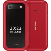 Nokia 2660 Flip 128MB - Red (1GF012HPB1A03)AU STOCK 2.8 inch 48MB 128MB 0.3MP Dual SIM 1450mAh Removable 2YR