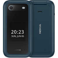 Nokia 2660 Flip 128MB - Blue (1GF012HPG1A02)AU STOCK 2.8 inch 48MB 128MB 0.3MP Dual SIM 1450mAh Removable 2YR