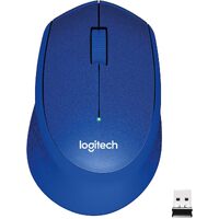 Logitech M331 SILENT PLUS  Wireless Mouse Blue  DPI (Min Max): 1000Â±  1-Year Limited Hardware Warranty