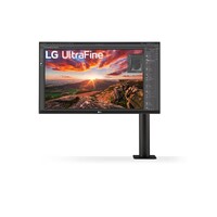 LG 27 ft IPS Ergo 4K (3840x2160) C-Clamp USB-C x1 ,HDR 400, VESA 100mm, Speakers Height Adjustable. 3 Years Limited