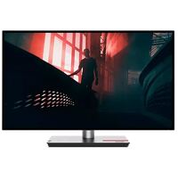 LENOVO ThinkVision P27Q-30 27 inch 60Hz QHD 100Hz FHD IPS Monitor 2560x1440 16:9 4ms IPS Height Adjustable Tilt Pivot Swivel HDMI DP USB VESA 3yr wty