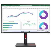 LENOVO ThinkVision T32H-30 31.5 inch 32 inch 60Hz QHD Monitor 2560 x 1440 16:9 4ms IPS Height Adjustable Tilt Pivot Swivel HDMI DP Ethernet USB VESA 3