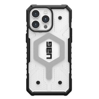 UAG Pathfinder Magsafe Apple iPhone 15 Pro Max (6.7 inch) Case - Ice (114301114343) 18 ft. Drop Protection (5.4M) Tactical Grip Raised Screen Surround