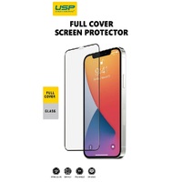 USP Tempered Glass Screen Protector for Apple iPhone 15 Pro Max (6.7 inch)  Full Cover - 9H Surface Hardness Perfectly Fit Curves Anti-Scratch