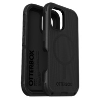 OtterBox Defender MagSafe Apple iPhone 16 Plus Case Black - (77-95949), DROP 7X Military Standard, Tri-Layer,Port Covers, Silicone Outer Cover