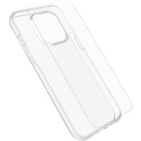 OtterBox React Case with Screen Protector Apple iPhone 15 Pro Max (6.7 inch) Clear - (78-81237) DROP Military Standard Case  2X Anti-Scratch