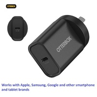 OtterBox 20W USB-C (Type I) PD Fast Wall Charger - Black (78-81350) Compact Drop TestedSafe  Smart ChargingBest for AppleSamsung  USB-C Devices