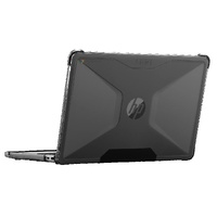 UAG Armor Shell HP Chromebook 14A (14 ft) Rugged Case - Ice (83295RB14343), DROP Military Standard, Raised Screen Surround, 10 Years Warranty