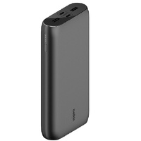 Belkin BoostCharge Power Bank 26K (4 Port ) - Black (BPB016BTBK), 45cm USB-C to USB-C Cable, 15W Total Power, 4-Port Power Bank,2YR