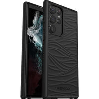 LifeProof WAKE Case For Samsung Galaxy S22 Ultra - Black (77-86654), DropProof, Ultra-thin, one-piece design, Mellow wave pattern