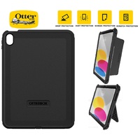 OtterBox Defender Apple iPad (10.9') (10th Gen) Case Black ProPack - (77-89955), DROP+ 2X Military Standard, Built-in Screen Protection,Multi-Position