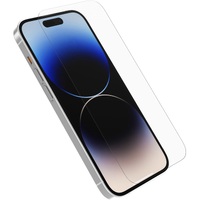 OtterBox Amplify Glass Apple iPhone 14 Pro Screen Protector Clear - (77-88850) Antimicrobial 5X Anti-Scratch Survive 6ft Drops 9H Surface Hardness