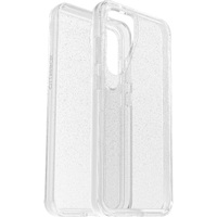 OtterBox Symmetry Clear Samsung Galaxy S24 5G (6.7 inch) Case Stardust (Clear Glitter) - (77-94604)DROP 3X Military Standard Raised Edges Ultra-Sleek