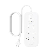 Belkin 6-Outlet Surge Protection Strip with Dual USB-C charging ports - (SRB006AU2M)Complete Three-line AC protection CEW $500002YR