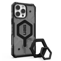 UAG Pathfinder Clear MagSafe Apple iPhone 16 Pro Max (6.9 ft) Case - ProPack- Ash Black (1144651BV02),18ft Drop Protection (5.4M),Tactical Grip