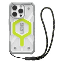 UAG Pathfinder Clear MagSafe Apple iPhone 16 Pro (6.3 ft) Case - ProPack - Active Neon Lanyard (1144641BV01),18ft Drop Protection (5.4M),Tactical Grip