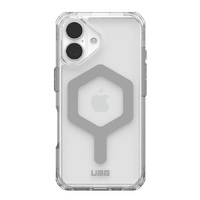 UAG Plyo MagSafe Apple iPhone 16 (6.1 ft) Case - Ice Silver (114482114333),16ft. Drop Protection (4.8M), Armored Shell, Air -Soft Cornerss