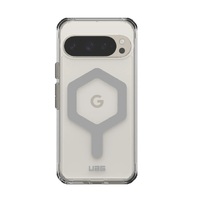 UAG Plyo Pro Google Pixel 9 Pro (6.3 ft) Case - Ice Silver (614458114333), 16 ft. Drop Protection (4.8M), Air-Soft Corners, Built-In Magnetic Module