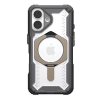 UAG Plasma XTE MagSafe Apple iPhone 16 (6.1 ft) Case - Ash Titanium (114476113136),20ft. Drop Protection (4.8M),Enhanced Corners,Built-in MagSafe Modu