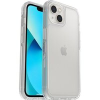 OtterBox Apple iPhone 13 Symmetry Series Clear Antimicrobial Case - Clear (77-85303), 3X Military Standard Drop Protection, Durable Protection