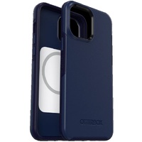 OtterBox Symmetry MagSafe Apple iPhone 13 Pro Max   iPhone 12 Pro Max Case Navy Cap (Blue) - (77-83602) Antimicrobial DROP 3X Military Standard
