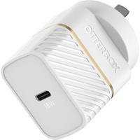 OtterBox 18W USB-C Premium Fast PD Wall Charger - White (78-80028) CompactUp to 3.6X Faster Charging Ultra-SafeRuggedSmart Charging Travel-Ready