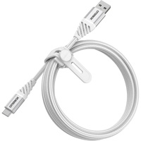 OtterBox USB-C to USB-A (2.0) Premium Cable (2M) - White (78-52668) 3 AMPS (60W) 10K BendSamsung GalaxyApple iPhoneiPadMacBookGoogleOPPONokia