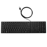 HP Wired 320K Full-Sized Keyboard - Compatible with Windows 10 Desktop PC Laptop Notebook USB Plug and Play Connectivity Easy Cleaning 1YR WTY