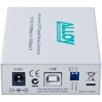 Alloy GCR2000ST 10 100 1000Base-T to Gigabit Fibre (ST) Converter with LFP via FEF or FM. 220m or 550m