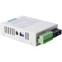 Alloy SCR460SC-4 RS-232 422 485 Serial Terminal to Single Mode Fibre Converter. Max. range 20Km