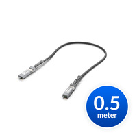 Ubiquiti SFP28 Direct Attach Cable 25Gbps DAC Cable 25Gbps Throughput Rate 0.5m Length