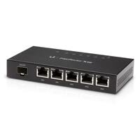 Ubiquiti EdgeRoute Advanced Gigabit Ethernet Router - Compact but powerful router sporting (5) Gigabit RJ45 ports with passive PoE support and an SFP