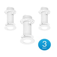 Ubiquiti Ceiling Mount 3 Pack Compatible with U6 Mesh FlexHD Mounts to a drop ceiling tile drywall ceiling or solid ceiling