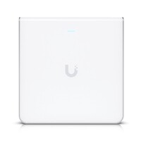 Ubiquiti UniFi Wi-Fi 6 Enterprise Sleek wall-mounted WiFi 6E access point with an integrated four-port switch designed for high-density office networ