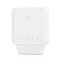 Ubiquiti UniFi Network Switch USW-Flex 5-Port POE 46W (4) GbE PoE Ports (1) GbE PoE Input Layer 2 Wall Mount