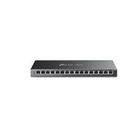 TP-Link TL-SG116P 16-Port Gigabit Desktop Switch with 16-Port PoE Up to 250 m