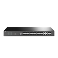 TP-Link TL-SG3428XF JetStream 24-Port SFP L2 Managed Switch with 4 10GE SFP Slots  Omada