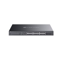 TP-Link SG3428XMPP Omada 24-Port Gigabit and 4-Port 10GE SFP L2 Managed Switch with 16-Port PoE  8-Port PoE