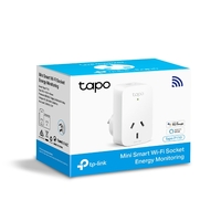 TP-Link Tapo P110 Mini Smart Wi-Fi Socket Energy Monitoring Tapo App Remote Control Schedule  Timer Voice Control Away Mode Easy Setup