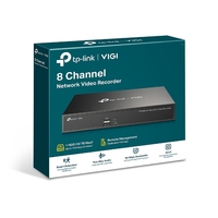 TP-Link VIGI NVR1008H 8 Channel Network Video Recorder 24 7 Continuous Recording Up To 10TB 4 Ch Playback Up To 5MP (HDD Not Included)