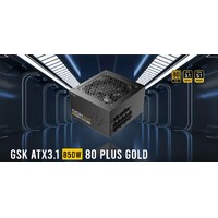 Antec GSK850 80 Gold Fully Modular ATX 3.1 PCI-E 5.1 latest High Quality Japanese Capacitors Ultimate performance and reliability PSU