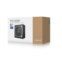 DeepCool PX1000P 1000W 80 Platinum Cybenetics ATX Power Supply, 120mm Fan, Japanese Capacitors, Semi-Digital, Interleaved PFC, Full-Bridge  LLC  DC