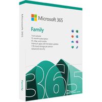 Microsoft 365 Family 2021 English APAC 1 Year Subscription Medialess for PC  Mac 