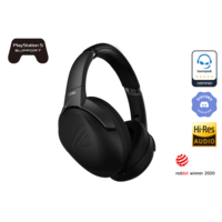 ASUS ROG STRIX GO BLUETOOTH Wireless Gaming Headset Qualcomm aptX Adaptive Audio Technology Ai Noise Cancelling Mic Low Latency Performance PC PS5