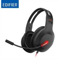 Edifier G1 USB Professional Headset Headphones with Microphone -  Noise Cancelling Microphone LED lights  - Ideal for PUBG PS4 PC