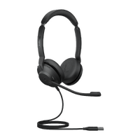 Jabra Evolve2 30 SE Wired USB-A MS Stereo Headset Lightweight  Durable Noise Isolating Ear Cushions Clear Calls 2Yr Warranty