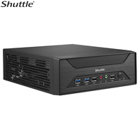 Shuttle XH270 Slim Mini PC 3L Barebone - Support Intel KBLSKY CPU 4x 2.5 inch HDD SSD bay (RAID) 2xLAN HDMI DP VGA RS232 2xDDR4  M.2 2280 120W